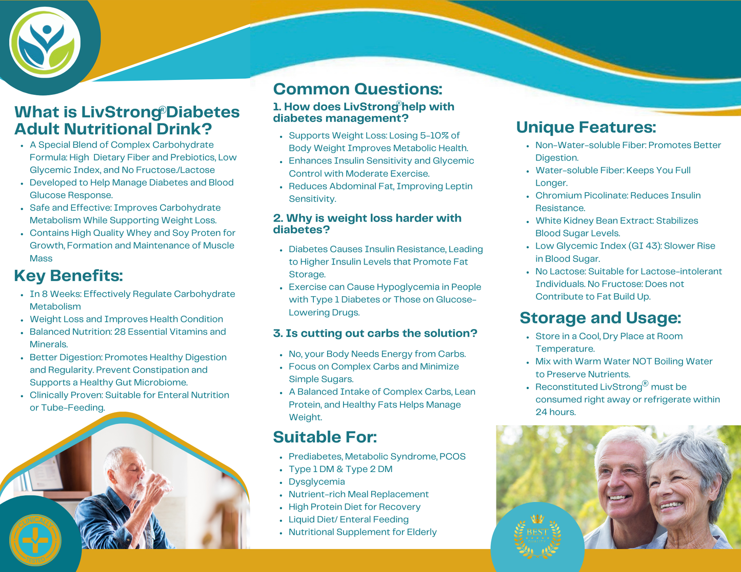 LivStrong Diabetes Formula (Sachet)