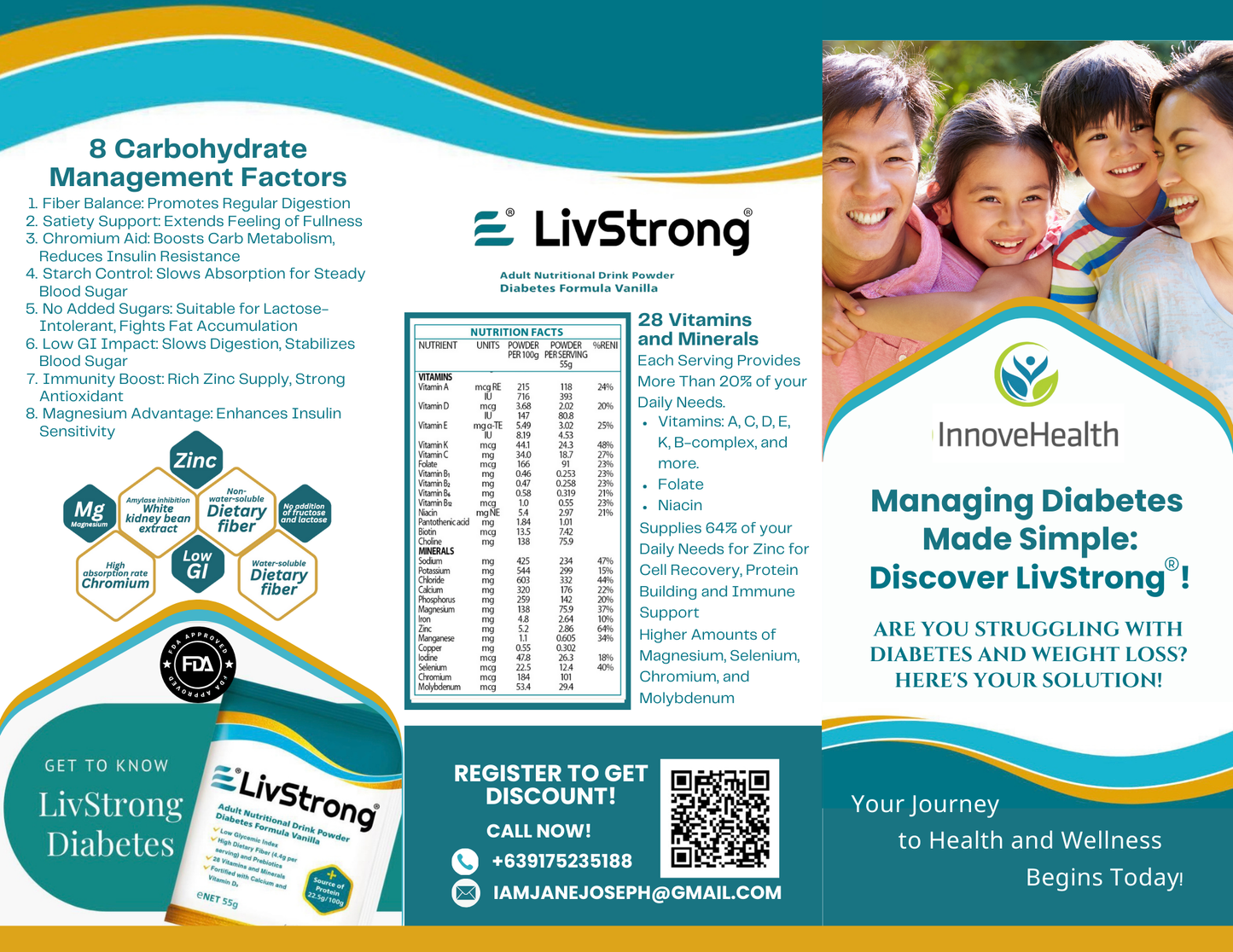 LivStrong Diabetes Formula (Sachet)