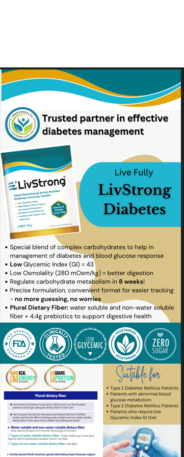 LivStrong Diabetes Formula (Sachet)